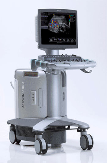 Image: The Acuson S1000 ultrasound system (Photo courtesy of Siemens Healthcare).